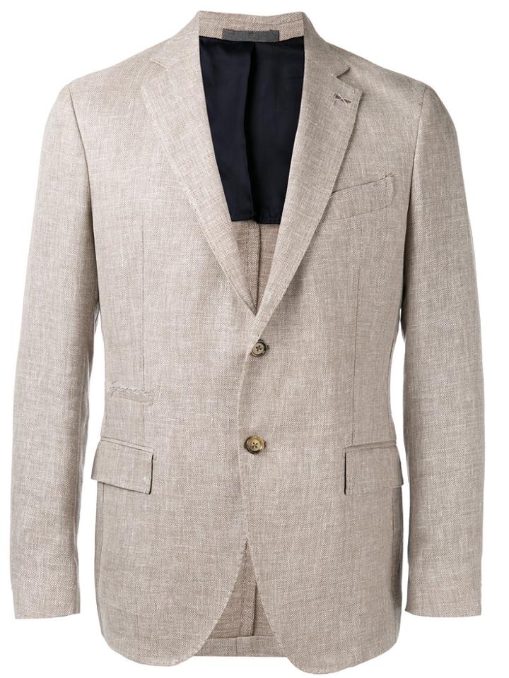 Eleventy Classic Blazer - Brown