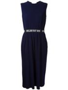Muveil - Shift Mid Dress - Women - Cotton/polyester - 38, Women's, Blue, Cotton/polyester