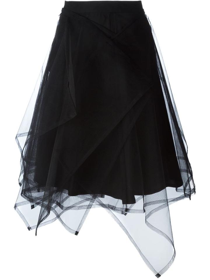 Comme Des Garçons Noir Kei Ninomiya Tulle Asymmetric Skirt