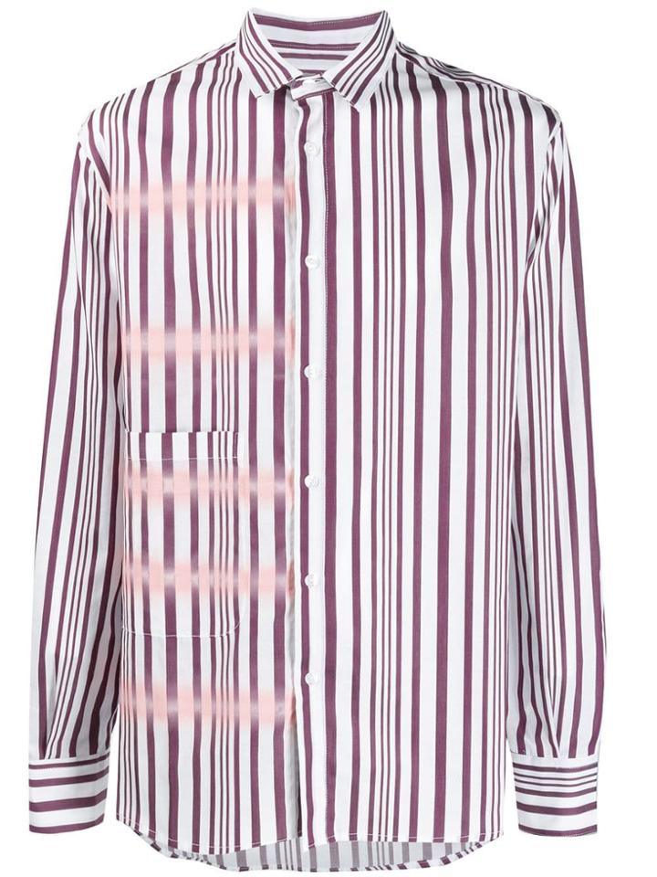 Corelate Striped Shirt - White