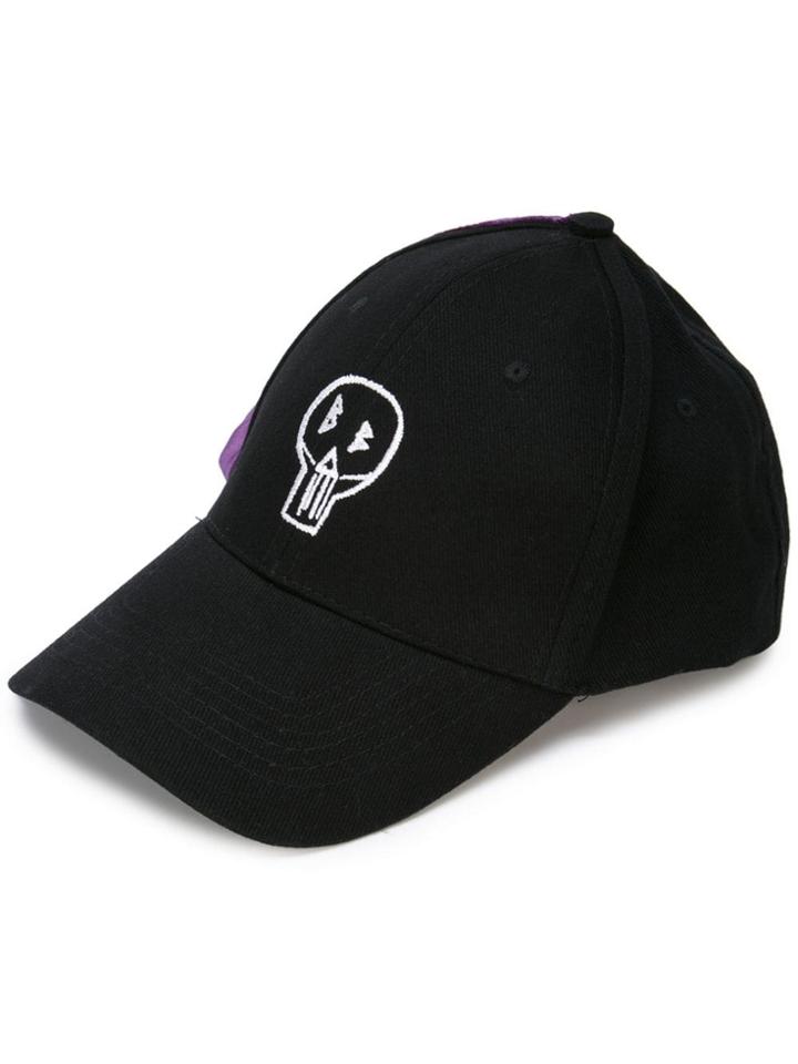 Barbara Bologna Skull Foulard Cap - Black