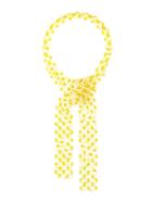 Coppola E Toppo Vintage 1960's Scarf Motif Necklace - Yellow