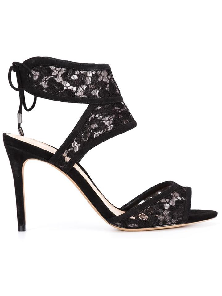 Alexandre Birman Lace Stiletto Sandals