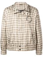 Opening Ceremony Gingham Check Jacket - Neutrals