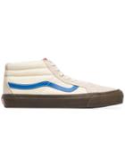 Vans White And Cream Vault Suede Skater Shoes - Neutrals