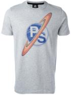 Ps By Paul Smith Logo Print T-shirt, Men's, Size: Large, Grey, Organic Cotton