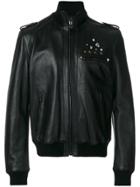 Just Cavalli Studded Zipped Jacket - Black
