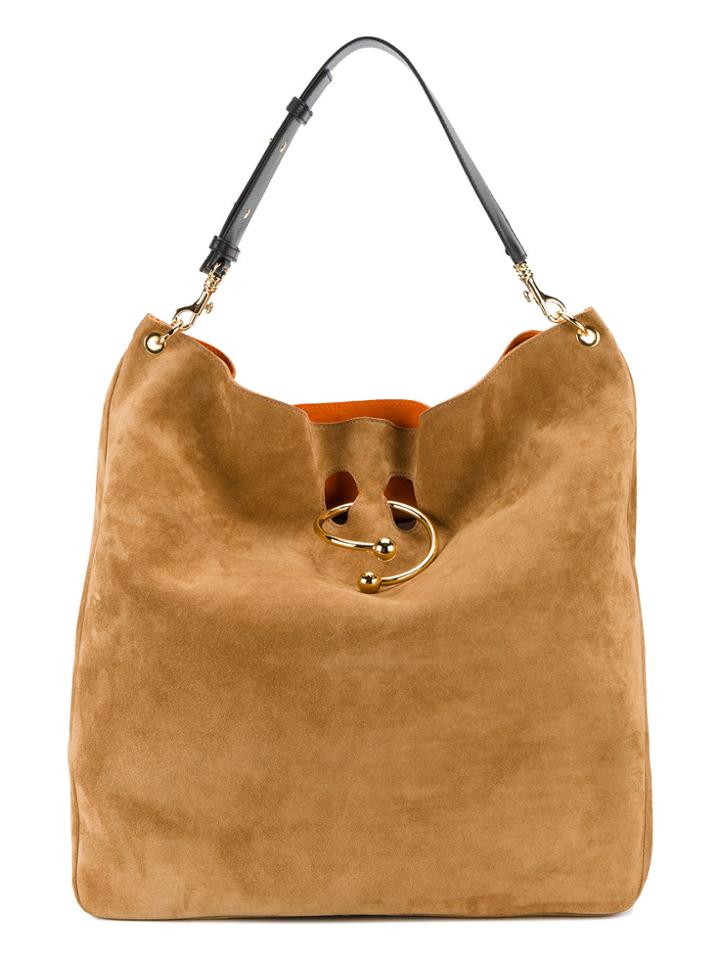 Jw Anderson Large Pierce Tote Bag - Brown