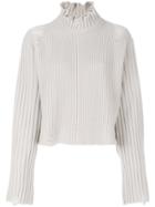 Golden Goose Deluxe Brand Malia High Neck Sweater - Nude & Neutrals