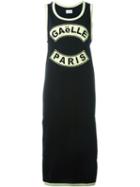 Gaelle Bonheur Logo Print Jersey Dress