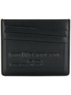 Maison Margiela Logo Embossed Cardholder - Black