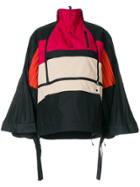 Facetasm Pleated Sleeves Oversized Jacket - Multicolour