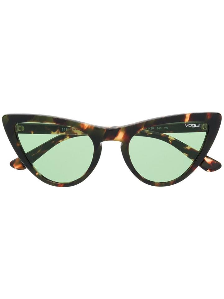Vogue Eyewear X Gigi Hadid Cat Eye Sunglasses - Brown