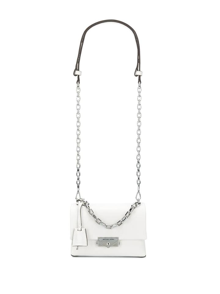 Michael Michael Kors Chain Strap Shoulder Bag - White