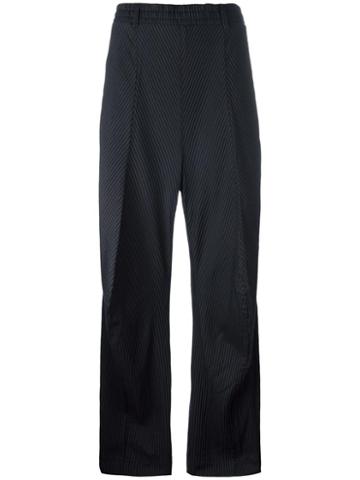 Penelophe's Sphere Striped Wide Leg Trousers, Women's, Size: Small, Black, Silk/wool