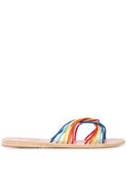 Ancient Greek Sandals Xanthi Flat Strappy Sandals - Multicolour