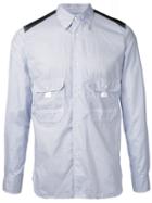 Junya Watanabe Comme Des Garçons Man - Multi-prints Button-down Shirt - Men - Cotton/metallic Fibre - Xl, Blue, Cotton/metallic Fibre