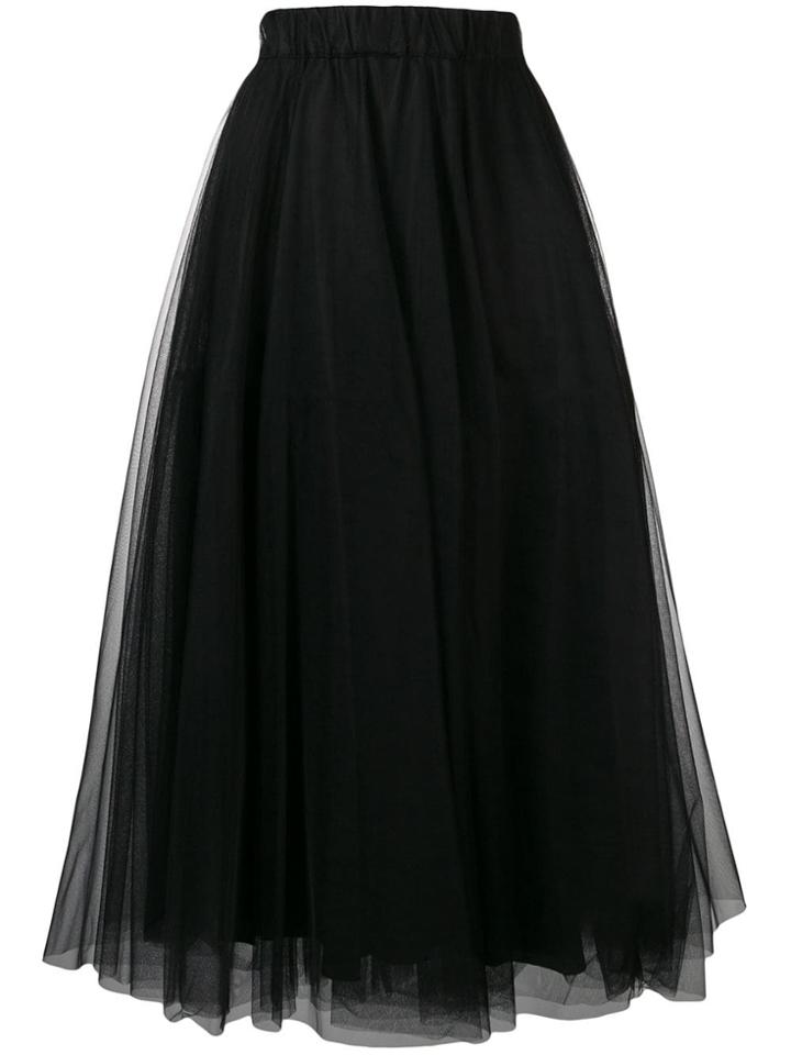 P.a.r.o.s.h. Nylla Tulle Skirt - Black