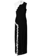 Blumarine Lace Insert Gown - Black