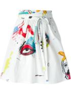 Marc Jacobs 'collage Print' Wrap Style Skirt