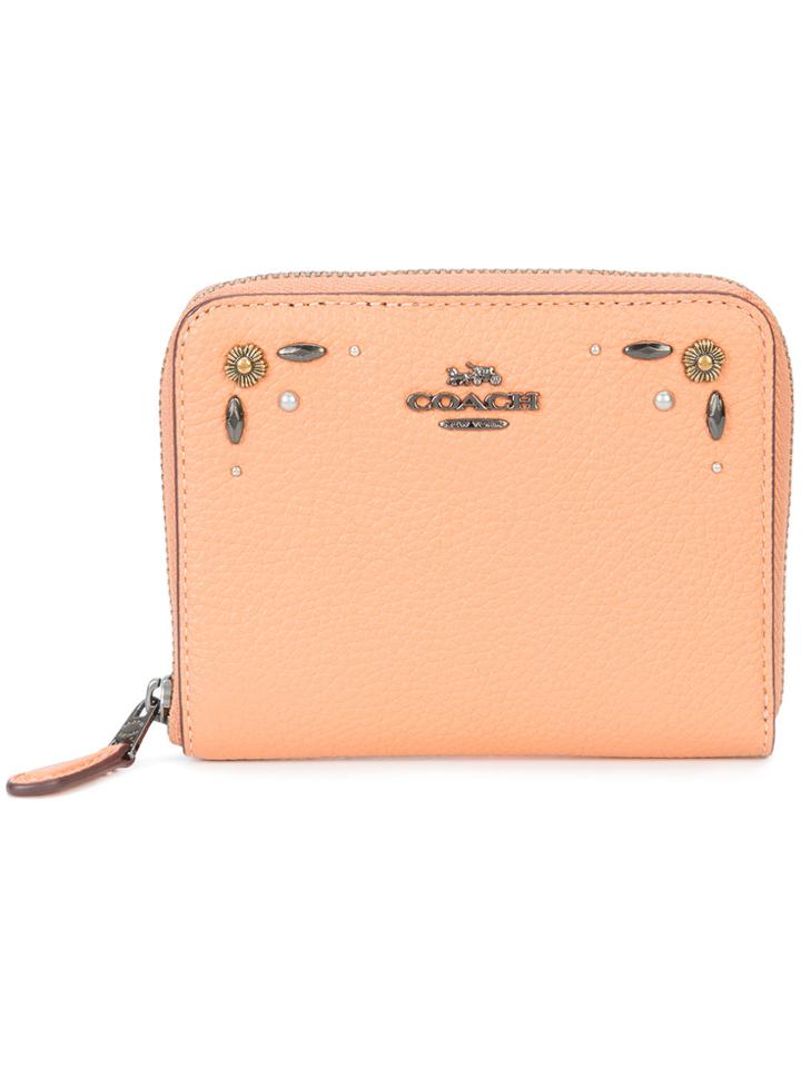 Coach Prairie Rivets Small Wallet - Yellow & Orange