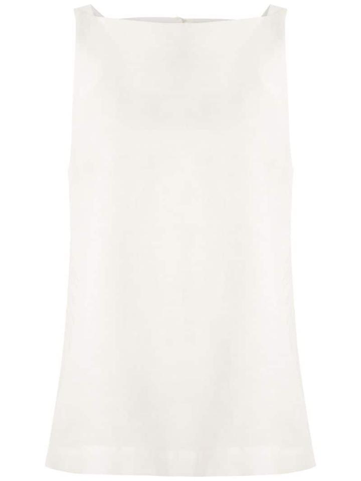 Osklen Blusa Bordada Palm Linen - White