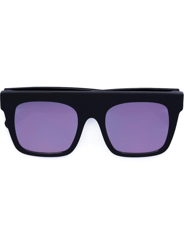 Vera Wang Square Frame Sunglasses - Black