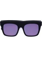 Vera Wang Square Frame Sunglasses - Black