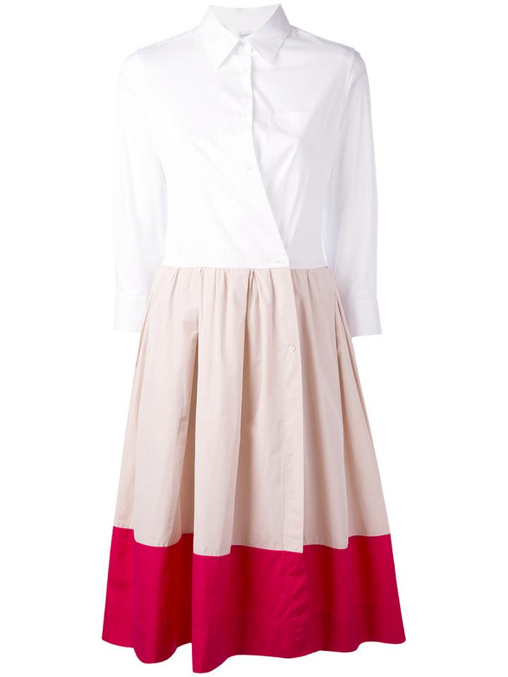 Sara Roka - Elena Dress - Women - Cotton/polyamide/polyester/spandex/elastane - 42, White, Cotton/polyamide/polyester/spandex/elastane