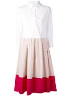 Sara Roka - Elena Dress - Women - Cotton/polyamide/polyester/spandex/elastane - 42, White, Cotton/polyamide/polyester/spandex/elastane