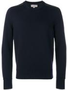 Canali Round Neck Jumper - Blue