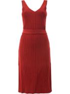 Maison Margiela Backless Knit Dress - Red