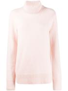 The Row Roll Neck Sweater - Pink