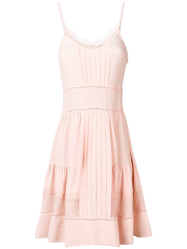 Twin-set Lace Trimmed Dress - Pink