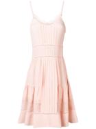 Twin-set Lace Trimmed Dress - Pink