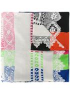 Pierre-louis Mascia Woven Pattern Scarf, Women's, Silk/cotton