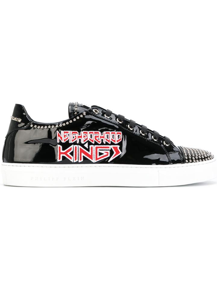 Philipp Plein Neighborhood Kings Sneakers - Black