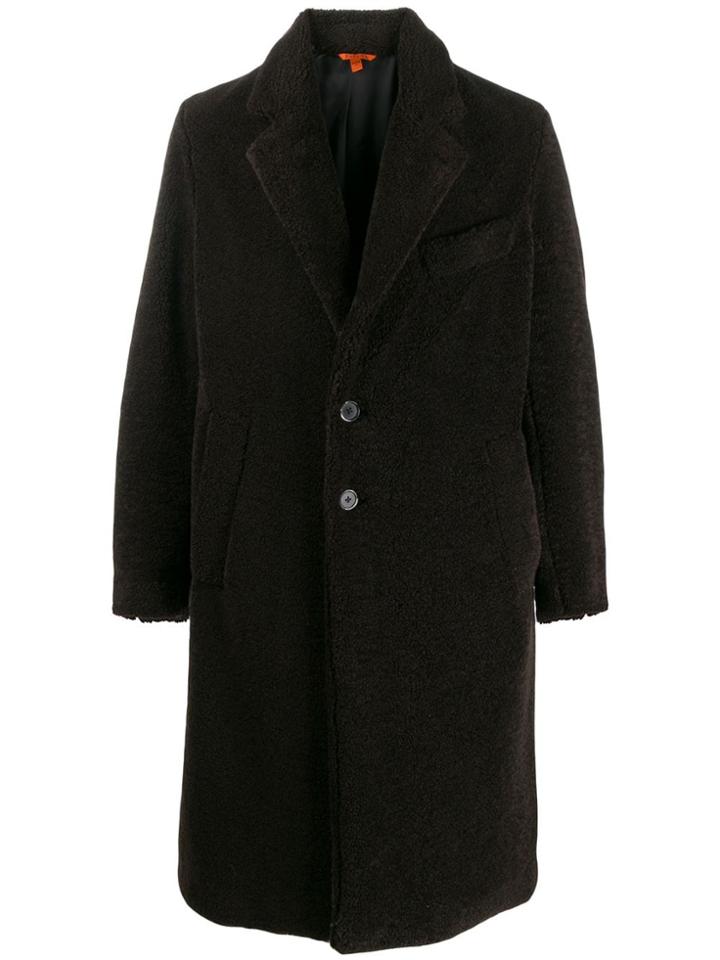 Barena Faux-shearling Coat - Brown