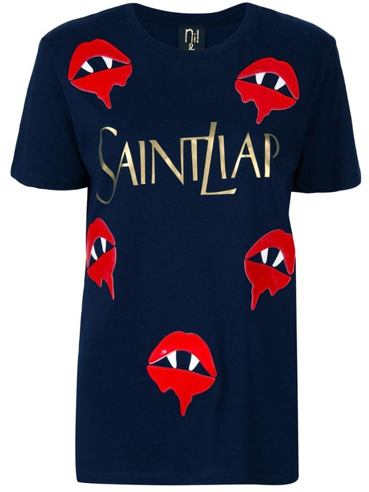Nil & Mon Saint Liar T-shirt - Blue