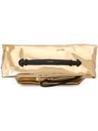 Stée Alia Metallic Clutch - Gold