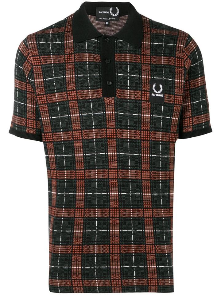Raf Simons X Fred Perry Knit Polo Shirt - Green
