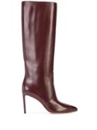 Francesco Russo Knee High Boots - Red