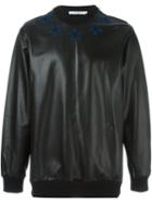 Givenchy Star Patch Sweatshirt, Men's, Size: Xs, Black, Lamb Nubuck Leather/viscose/cupro