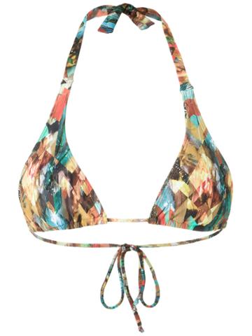 Lygia & Nanny Triangle Bikini Top - Multicolour