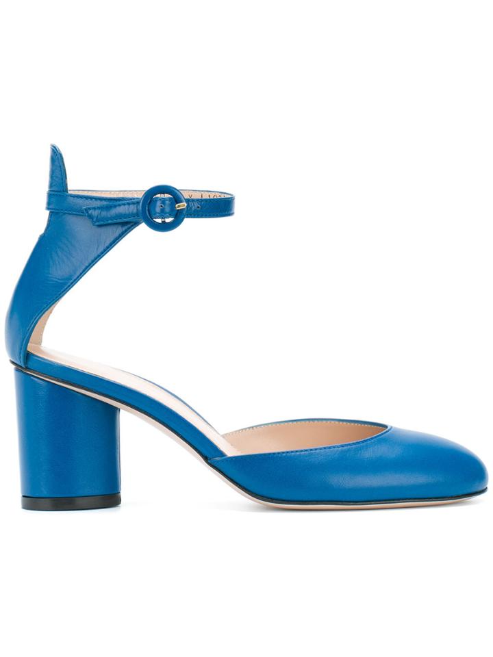 Stuart Weitzman Kara Tripoli Pumps - Blue