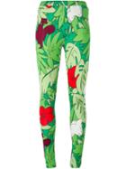 Boutique Moschino Jungle Leaf Print Trousers