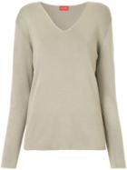 Des Prés V-neck Pullover - Green