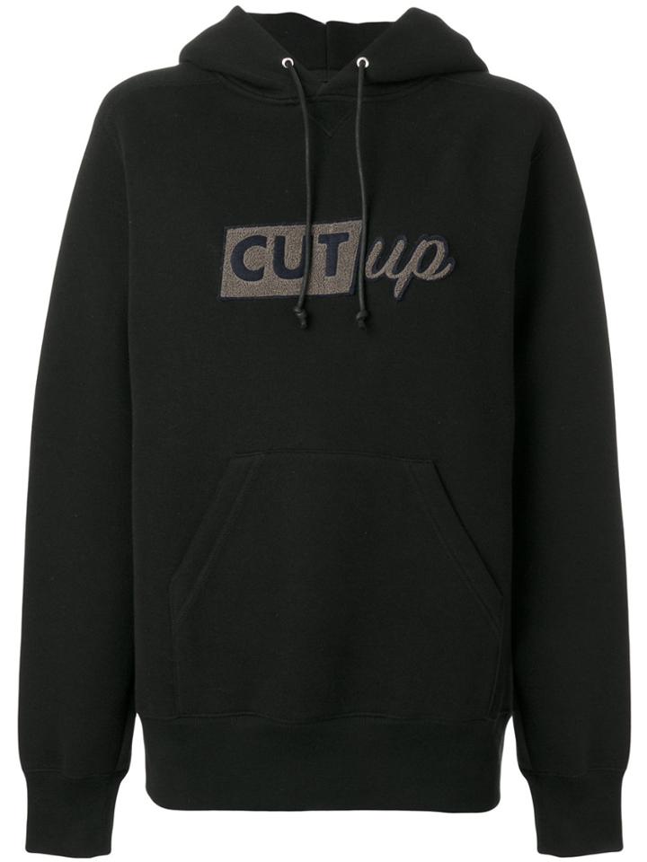 Sacai Cut-up Hoodie - Black