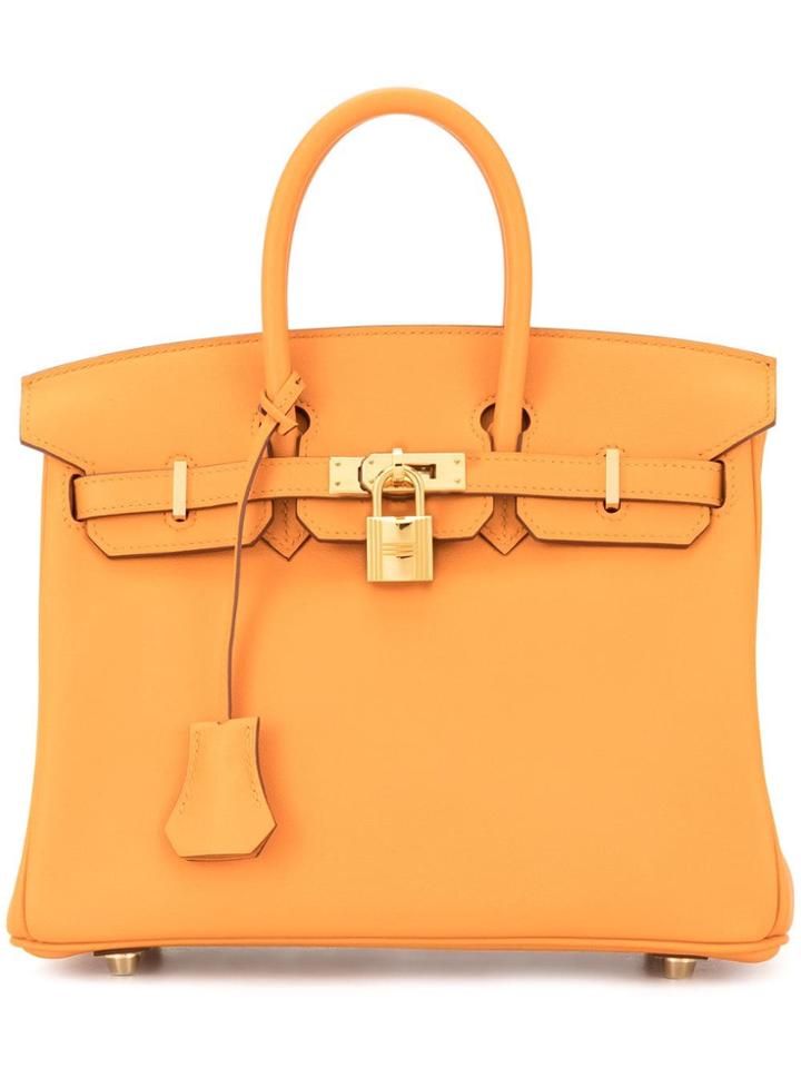 Hermès Vintage Birkin 25 Handbag - Orange