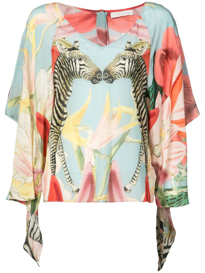 Carolina K Fauna Blouse - Blue